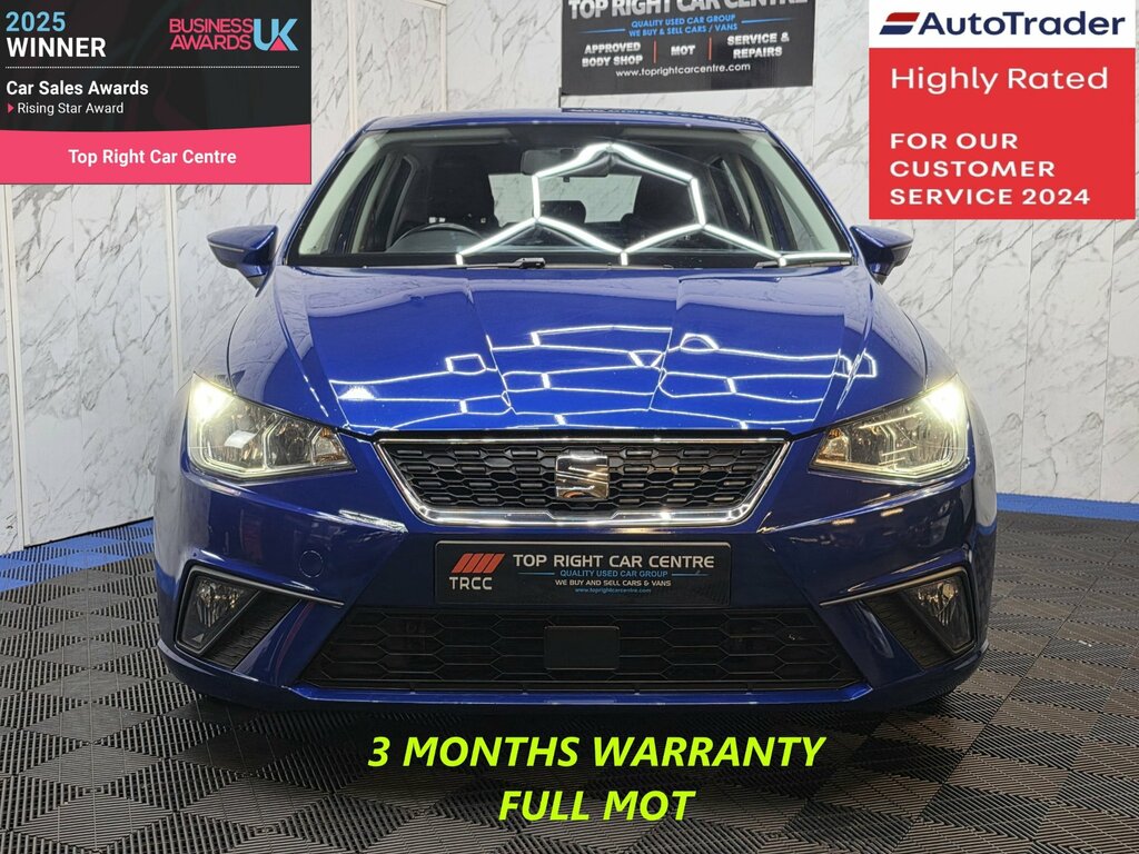 Seat Ibiza 1.0 Mpi Se Technology Hatchback Euro 6 Ulez S ND67VFB Blue #2