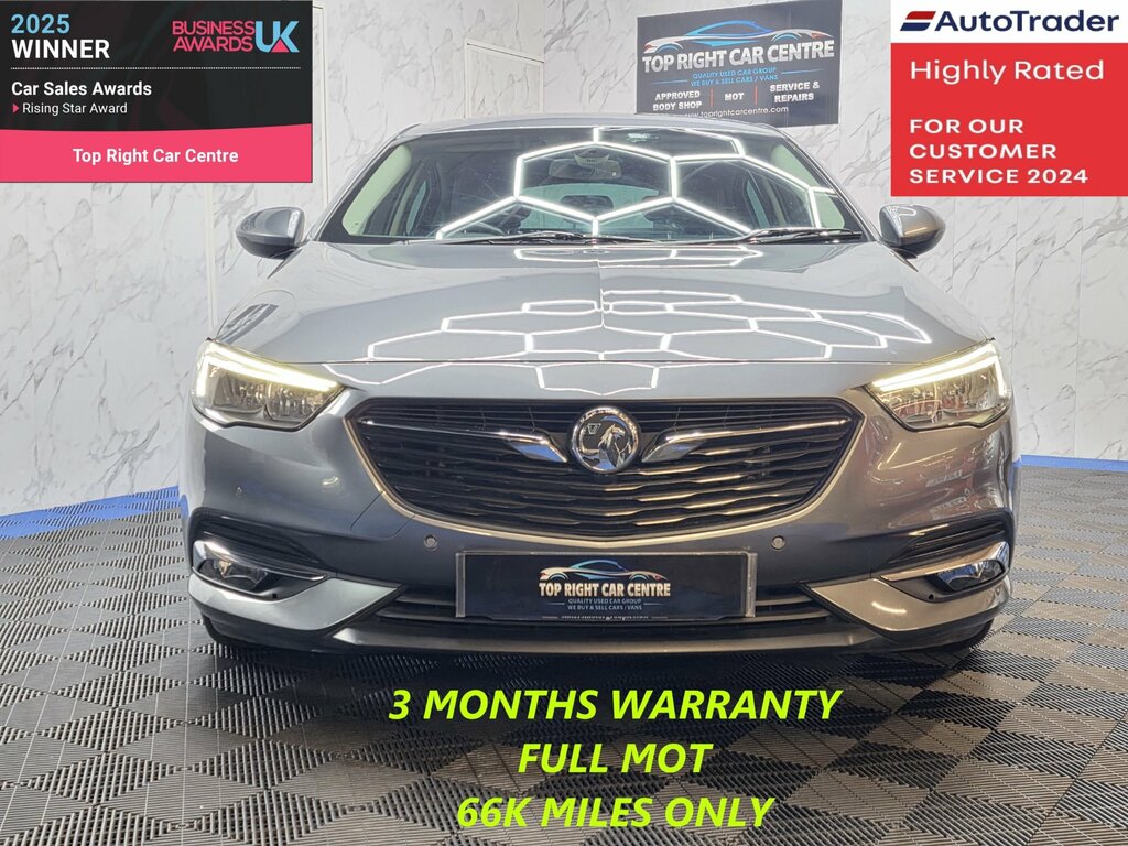 Vauxhall Insignia 1.6 Turbo D Blueinjection Sri Grand Sport Dies BV68JNN Grey #2