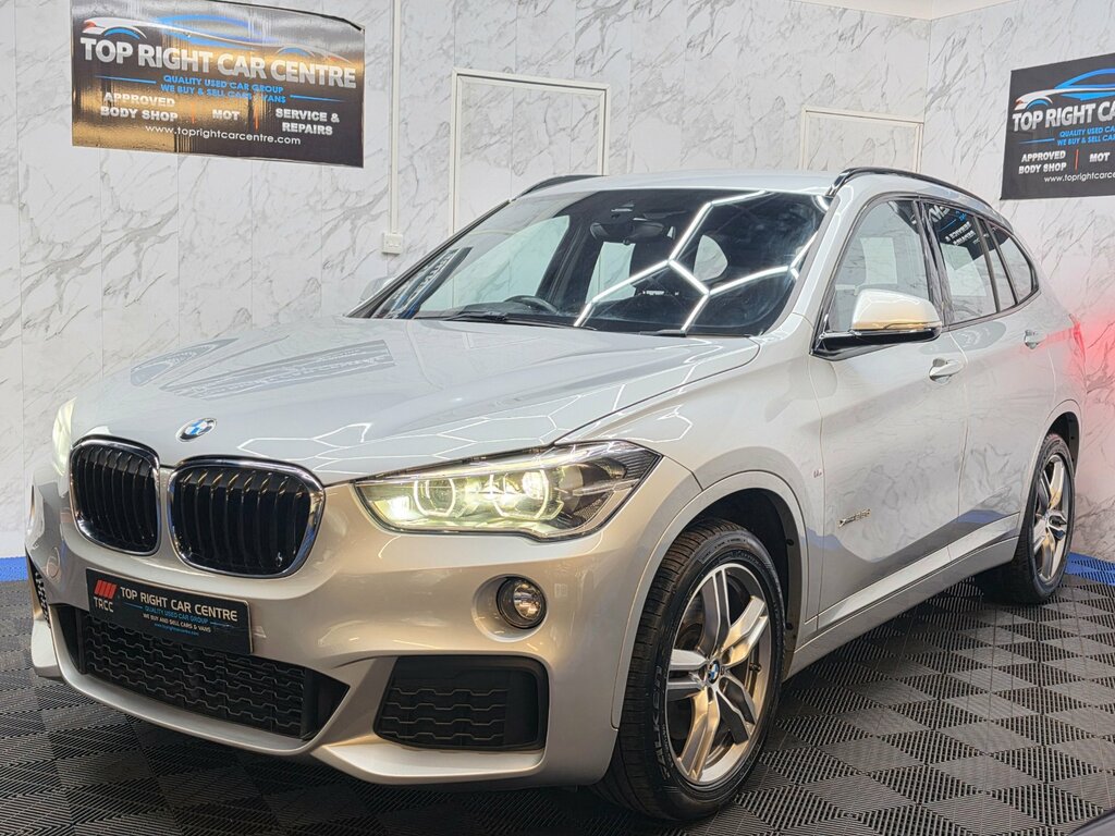 BMW X1 2.0 25D M Sport Suv Xdrive Euro 6 Ulez S NV66KUX Silver #3