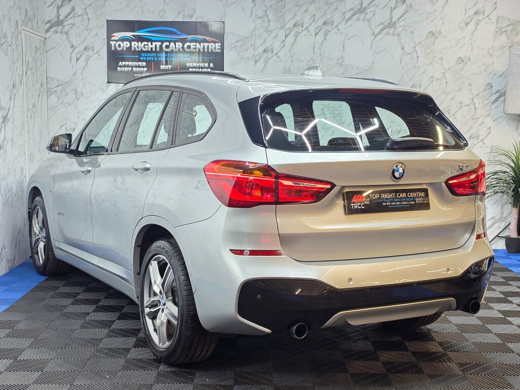 BMW X1 2.0 25D M Sport Suv Xdrive Euro 6 Ulez S NV66KUX Silver #5