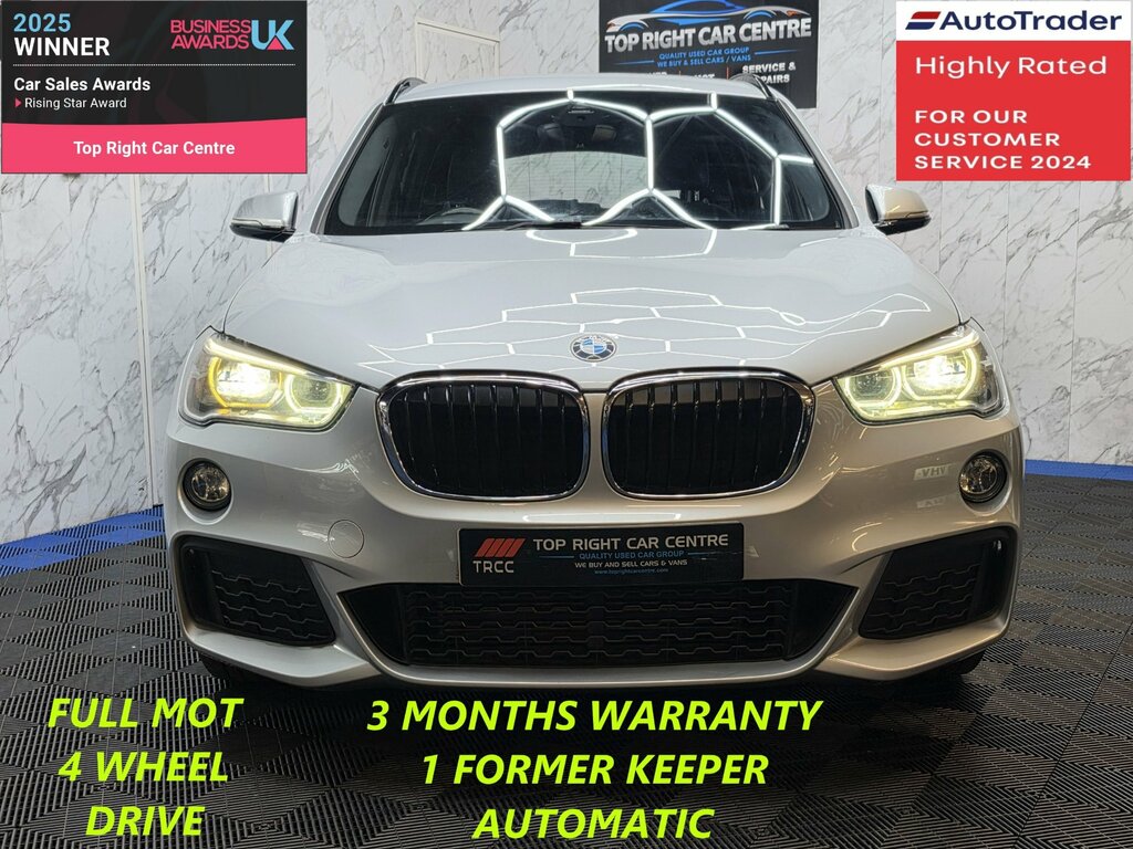BMW X1 2.0 25D M Sport Suv Xdrive Euro 6 Ulez S NV66KUX Silver #2