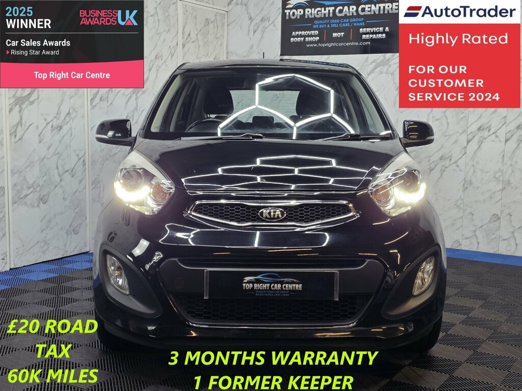Kia Picanto 1.25 3 Hatchback Ulez 84 Bhp Black #2