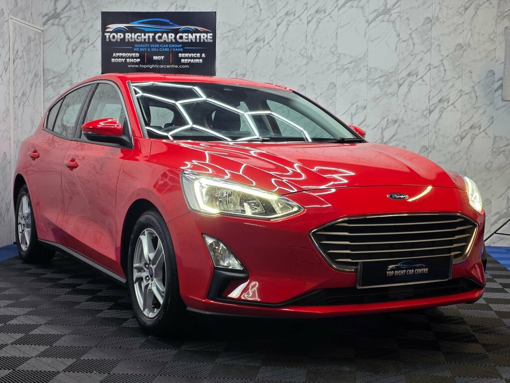 Ford Focus 1.5 Ecoblue Zetec Hatchback Euro 6 Ulez Ss Red