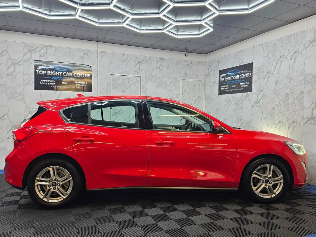 Ford Focus 1.5 Ecoblue Zetec Hatchback Euro 6 Ulez Ss YA19FMZ Red #6