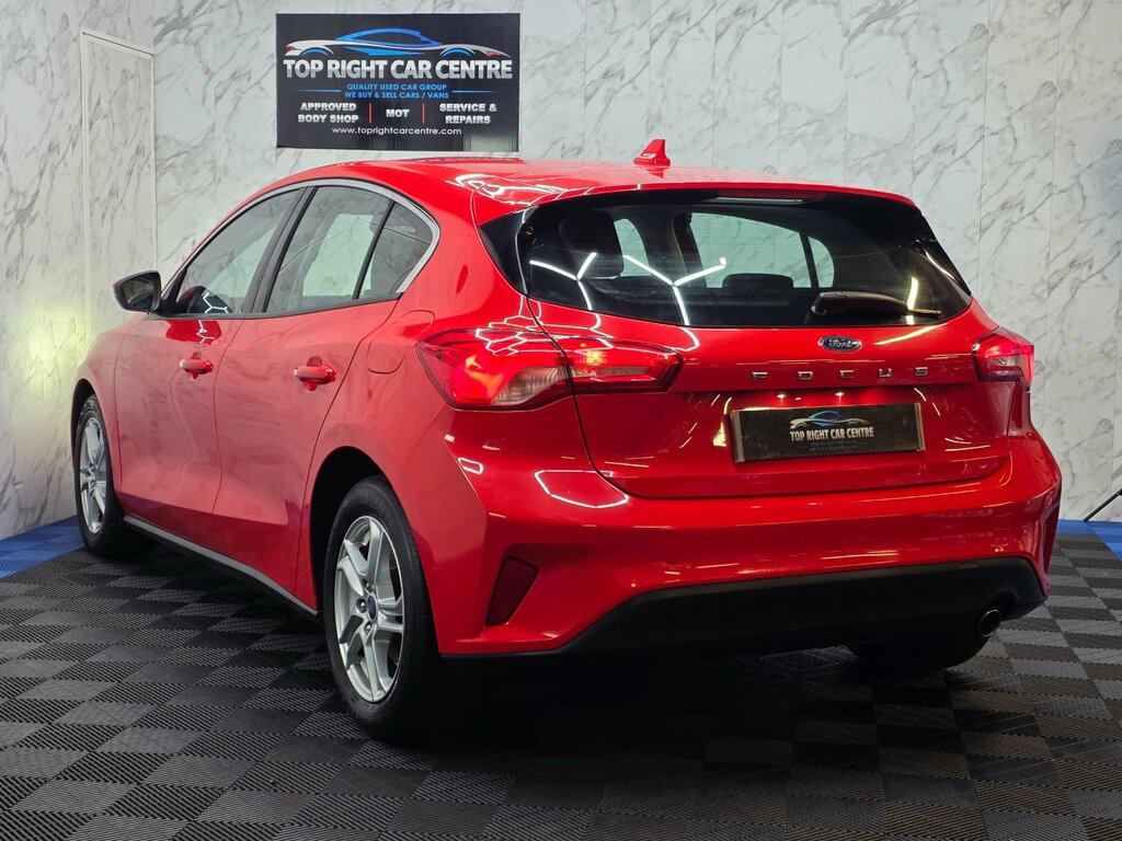 Ford Focus 1.5 Ecoblue Zetec Hatchback Euro 6 Ulez Ss YA19FMZ Red #5