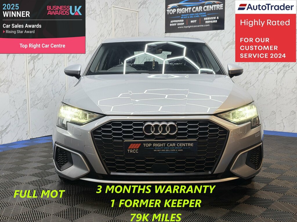 Audi A3 1.0 Tfsi 30 Technik Sportback Euro 6 Ulez Ss RA21XXT Silver #2