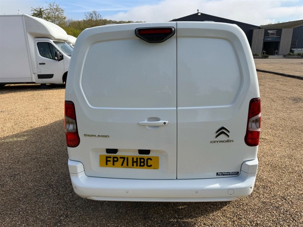 Citroen Berlingo 1.5 Bluehdi 1000Driver M Pro Swb Euro 6 Ss FP71HBC White #6