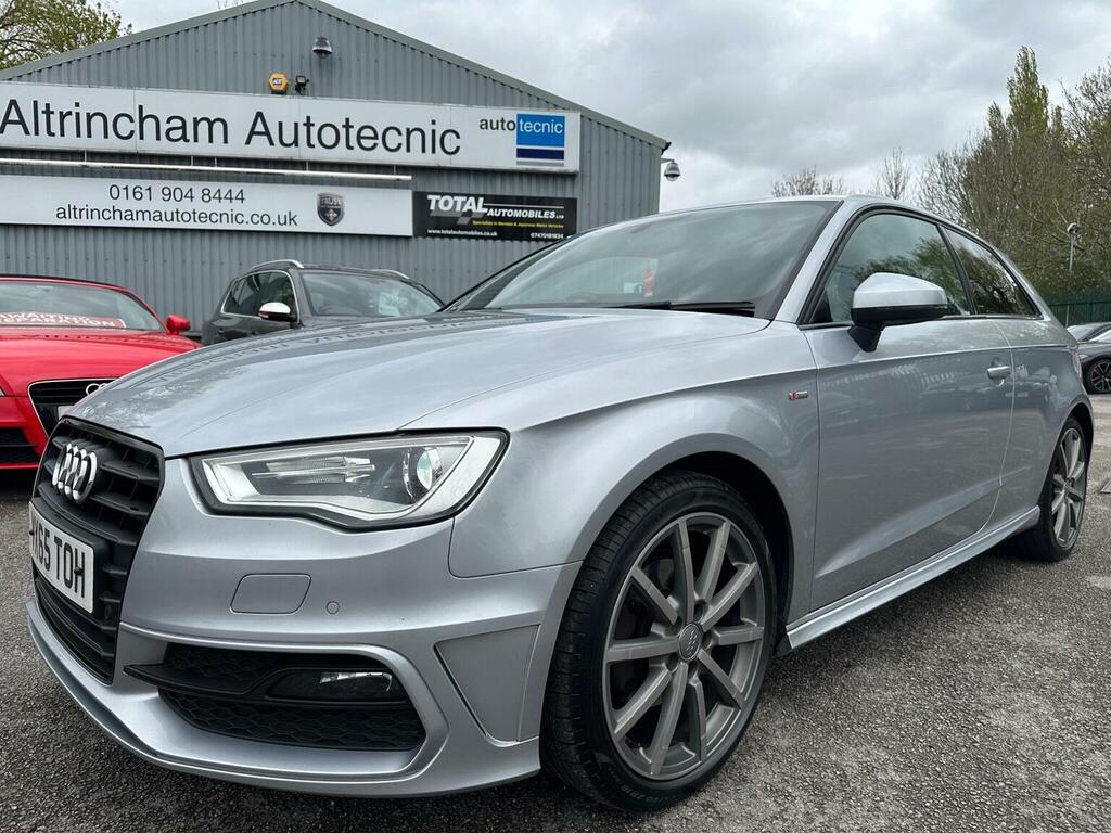 Audi A3 Hatchback 1.4 Tfsi S Line Euro 6 Ss 20156 YX65TOH Silver