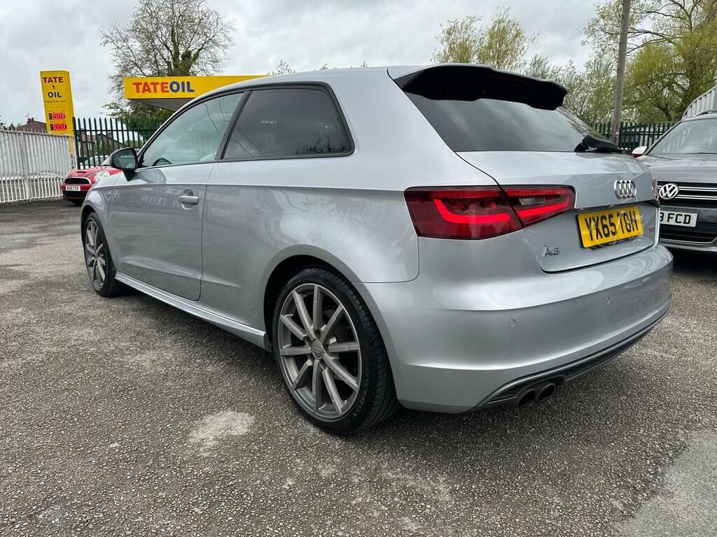 Audi A3 Hatchback 1.4 Tfsi S Line Euro 6 Ss 20156 YX65TOH Silver #5