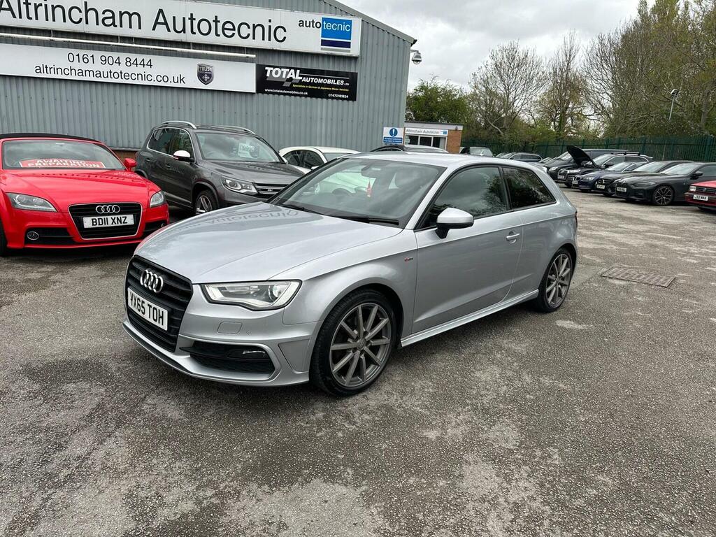 Audi A3 Hatchback 1.4 Tfsi S Line Euro 6 Ss 20156 YX65TOH Silver #4