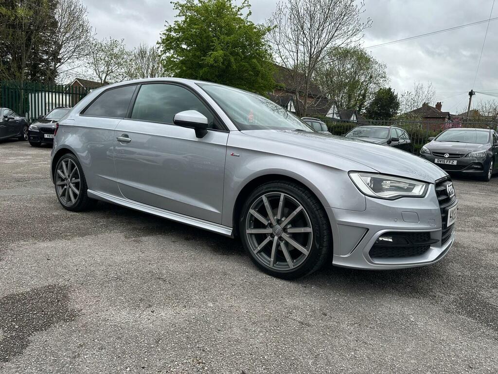 Audi A3 Hatchback 1.4 Tfsi S Line Euro 6 Ss 20156 YX65TOH Silver #2