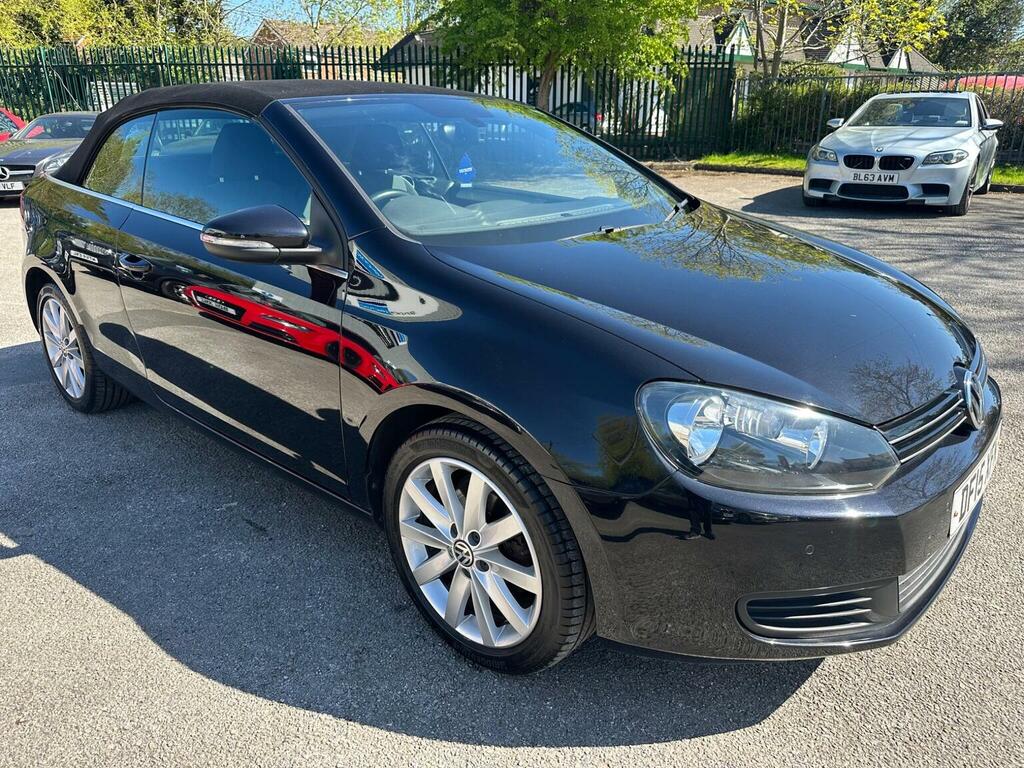 Volkswagen Golf Convertible 1.6 Tdi Bluemotion Tech Se Cabriolet E Black #2