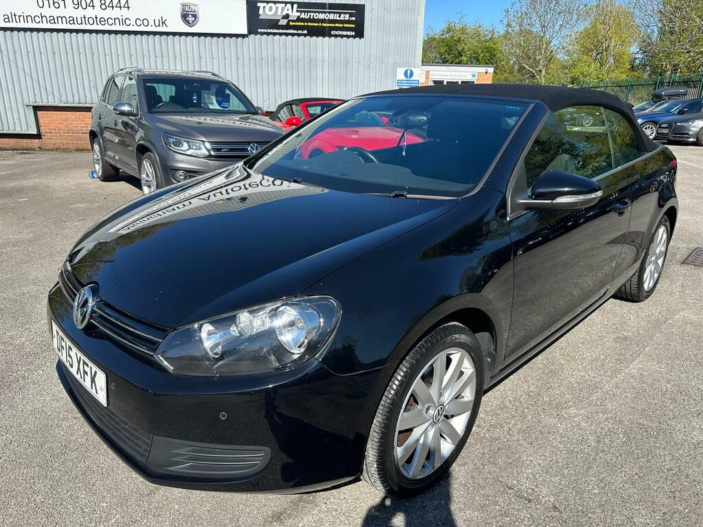 Volkswagen Golf Convertible 1.6 Tdi Bluemotion Tech Se Cabriolet E Black #4