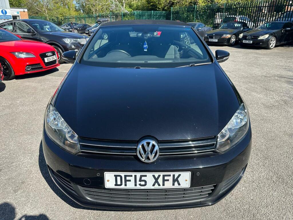 Volkswagen Golf Convertible 1.6 Tdi Bluemotion Tech Se Cabriolet E Black #3