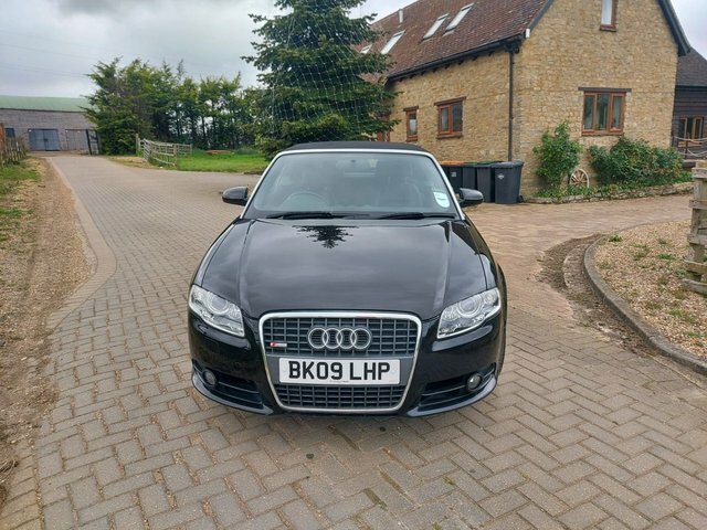 Audi A4 Cabriolet 2.0 Tdi S Line Convertible 172 Black #3