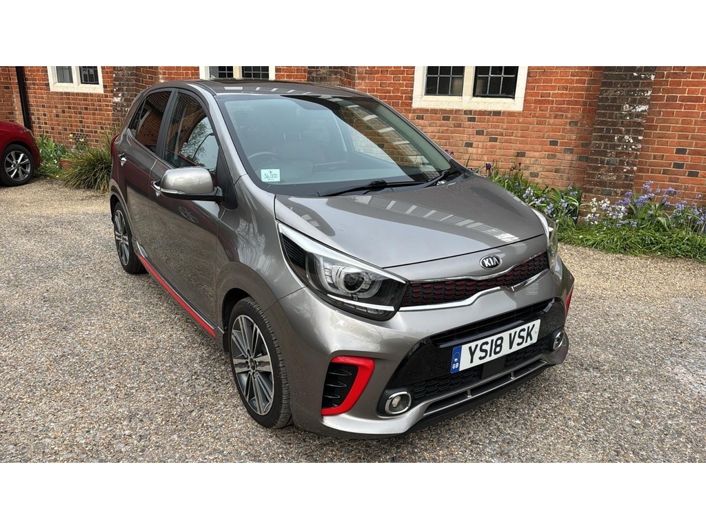 Kia Picanto 1.25 Gt-line S Hatchback Euro 6 YS18VSK Silver #2
