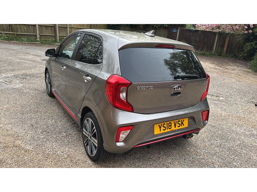 Kia Picanto 1.25 Gt-line S Hatchback Euro 6 YS18VSK Silver #4