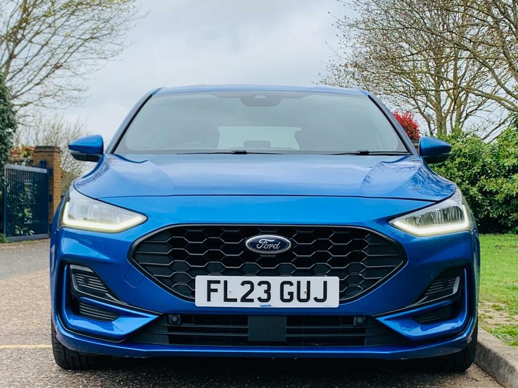 Ford Focus 1.5 Ecoblue St-line Euro 6 Ss FL23GUJ Blue #4