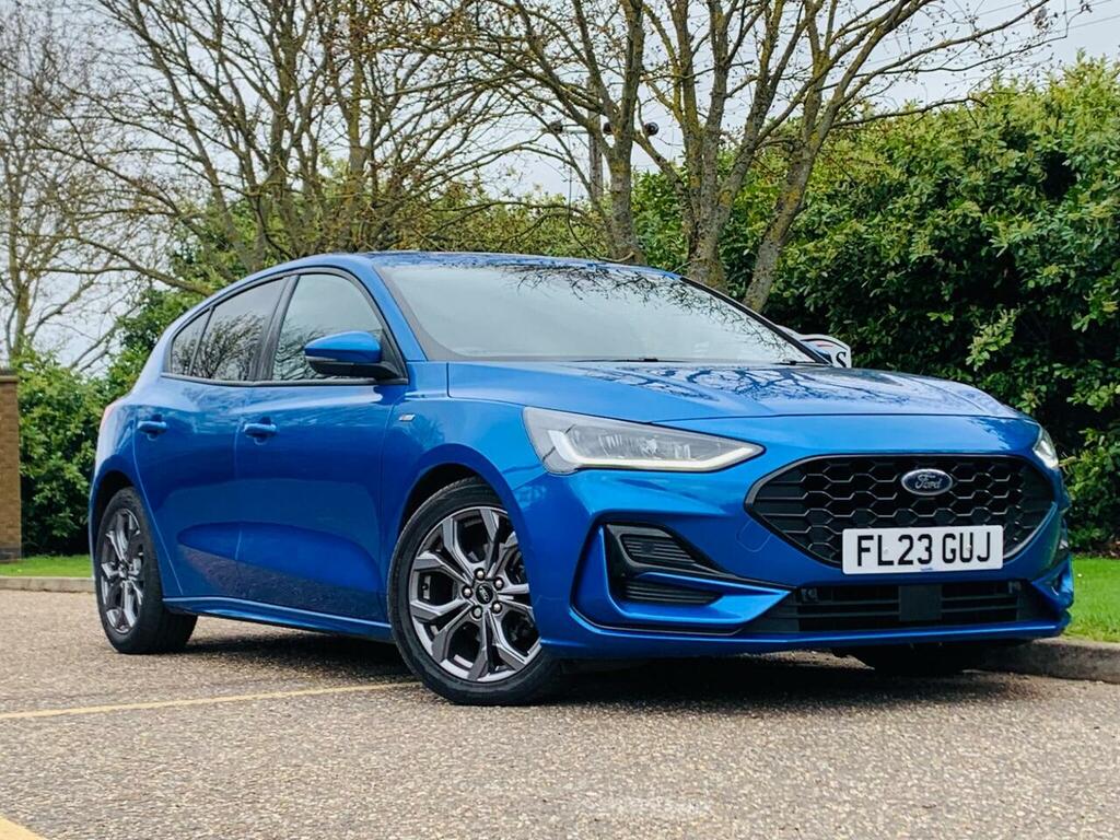 Ford Focus 1.5 Ecoblue St-line Euro 6 Ss FL23GUJ Blue #3