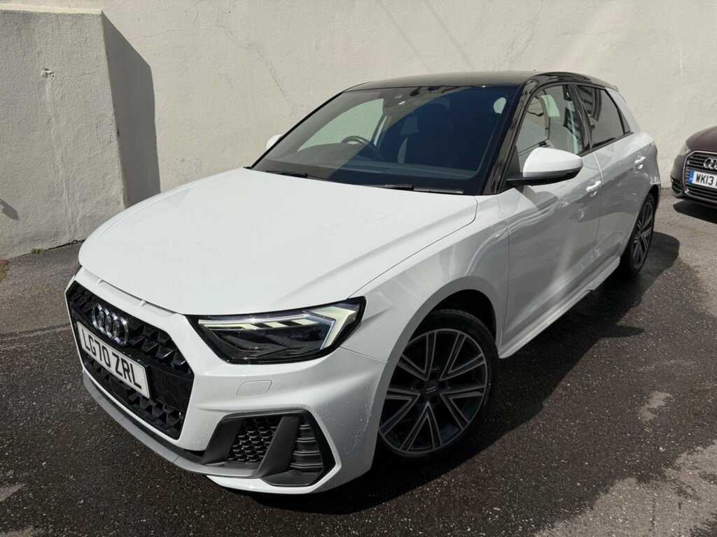 Audi A1 1.5 Tfsi 35 S Line Sportback S Tronic Euro 6 Ss LG70ZRL White #6