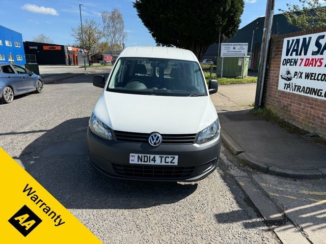 Volkswagen Caddy 2014 1.6 Tdi C20 Startline Panel Van Ma White #2