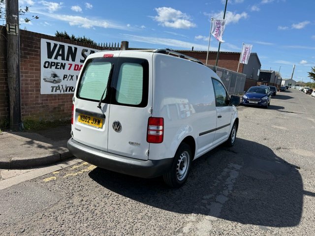 Volkswagen Caddy 2013 1.6 Tdi C20 Panel Van L1 H1 ND62JXW White #4