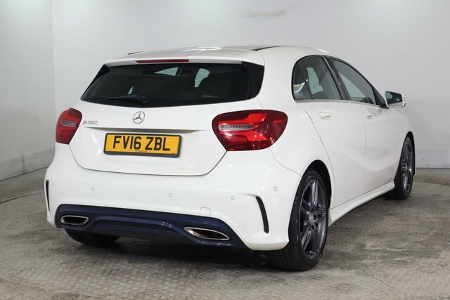 Mercedes-Benz A Class 1.6 A180 Amg Line Premium Hatchback 7 FV16ZBL White #2