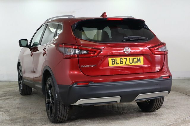 Nissan Qashqai 1.2 Dig-t Tekna Suv Xtron Euro 6 S S BL67UGM Red #6