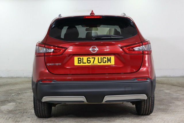 Nissan Qashqai 1.2 Dig-t Tekna Suv Xtron Euro 6 S S BL67UGM Red #5