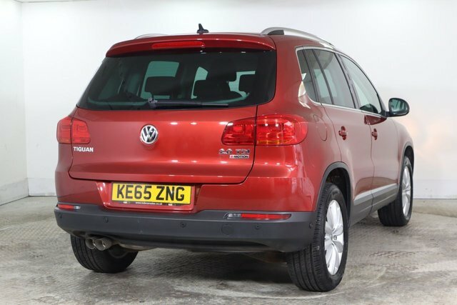Volkswagen Tiguan 2.0 Tdi Bluemotion Tech Match Suv Dsg 4 KE65ZNG Red #4