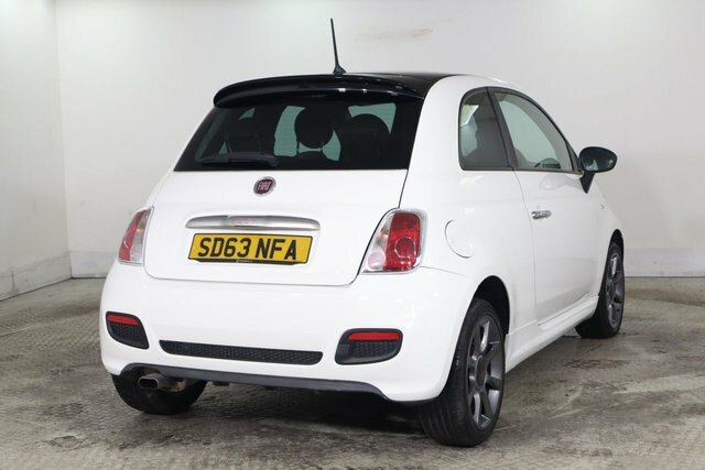 Fiat 500 1.2 S Hatchback Euro 5 S S 69 SD63NFA White #3
