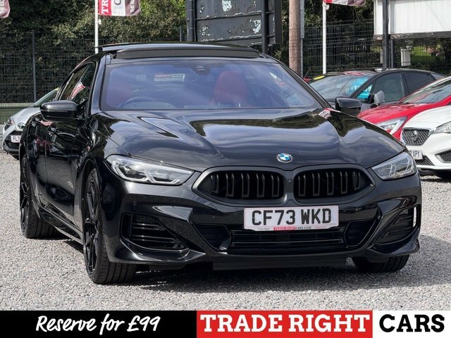 BMW 8 Series Gran Coupe 840I 3.0 M-sport Pan Roof - 11K Extras Black #5