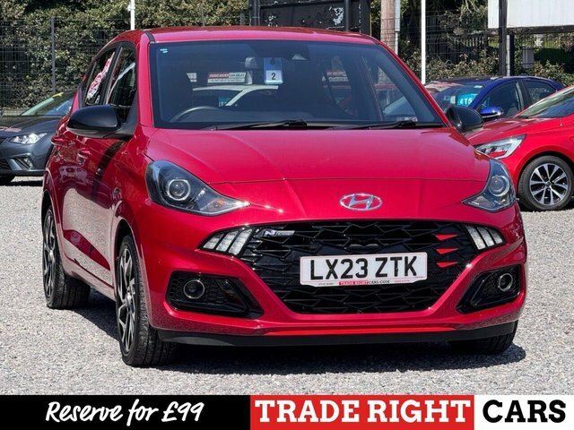 Hyundai I10 1.0 T-gdi N Line - One Owner LX23ZTK Red #5