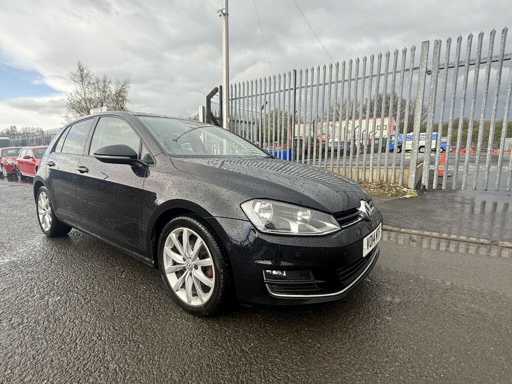 Volkswagen Golf Hatchback 2.0 Tdi Bluemotion Tech Gt 2014 Black