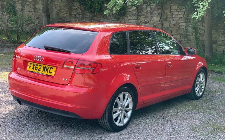 Audi A3 Diesel FX62WKC Red #4