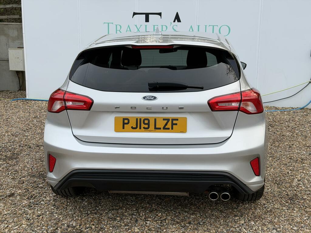 Ford Focus 1.0T Ecoboost St-line Hatchback PJ19LZF Silver #6