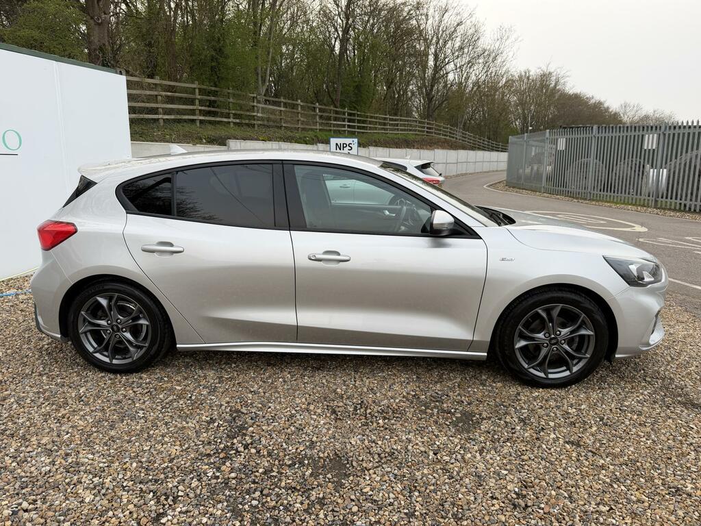 Ford Focus 1.0T Ecoboost St-line Hatchback PJ19LZF Silver #5