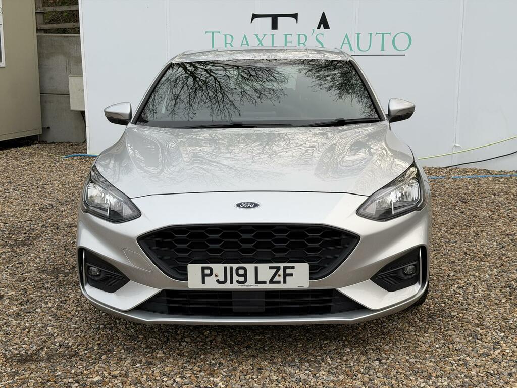 Ford Focus 1.0T Ecoboost St-line Hatchback PJ19LZF Silver #3