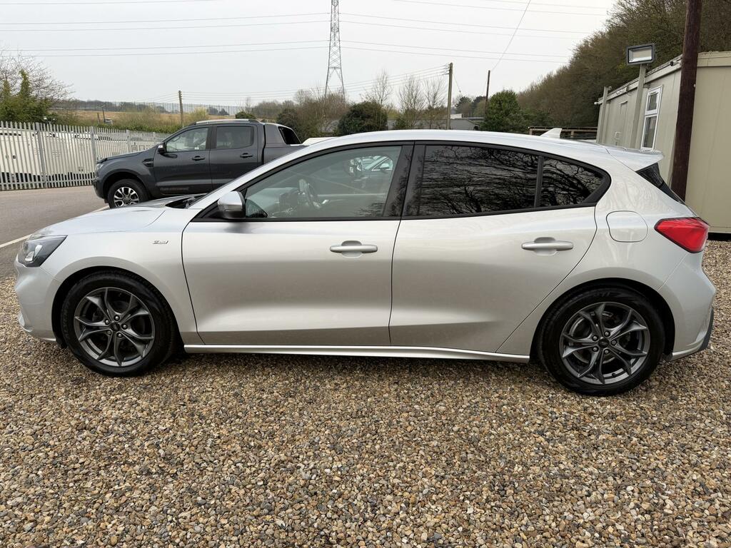 Ford Focus 1.0T Ecoboost St-line Hatchback PJ19LZF Silver #4