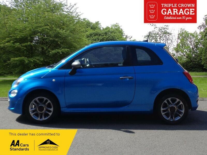 Fiat 500 S WP17YAF Blue #3