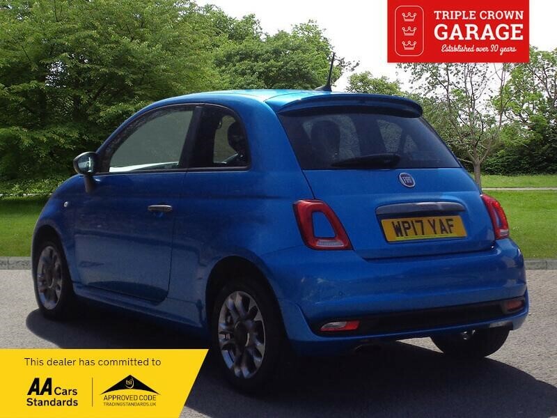 Fiat 500 S WP17YAF Blue #2