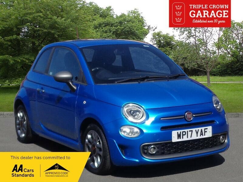 Fiat 500 S Blue
