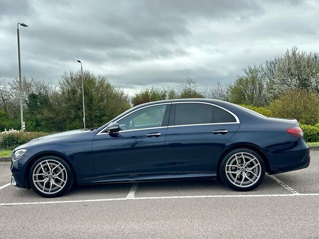 Mercedes-Benz E Class E220dh Mhev Amg Line KW72FOD Blue #3