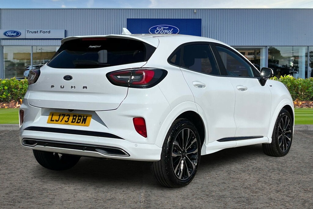 Ford Puma 1.0T Ecoboost Mhev St-line Vignale Suv LJ73BBW White #4