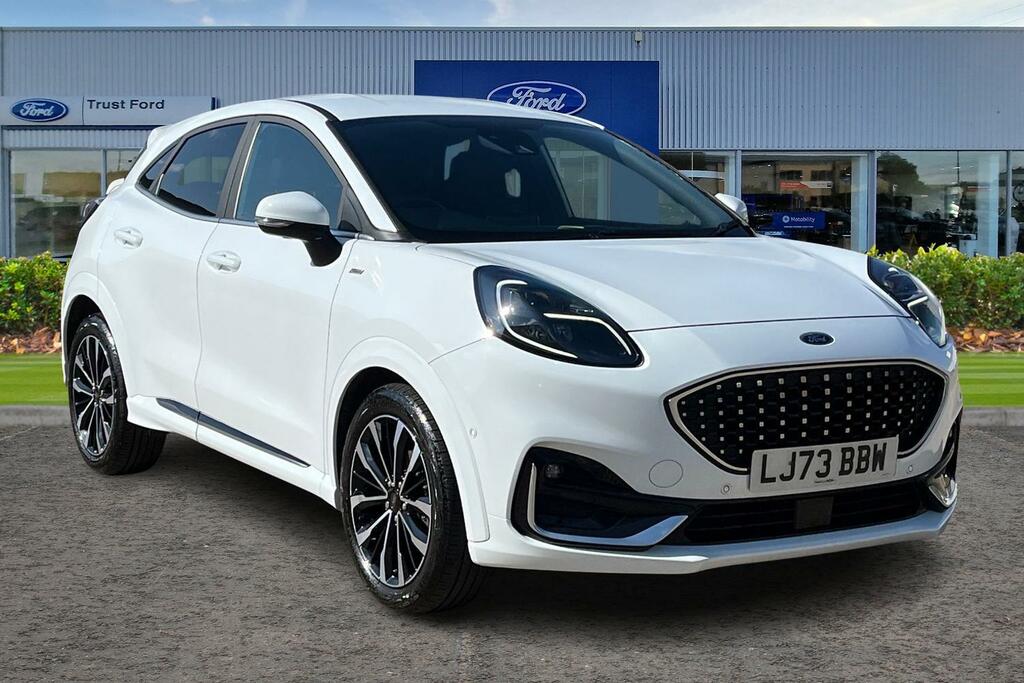 Ford Puma 1.0T Ecoboost Mhev St-line Vignale Suv White