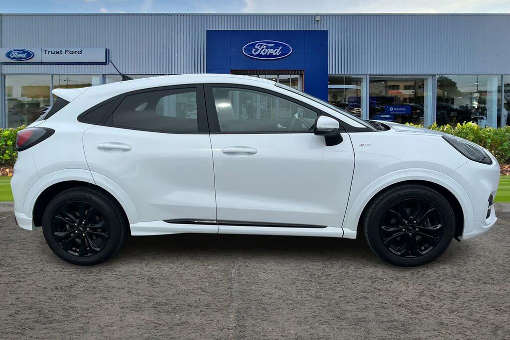 Ford Puma 1.0 Ecoboost Hybrid Mhev St-line SGZ7795 White #3