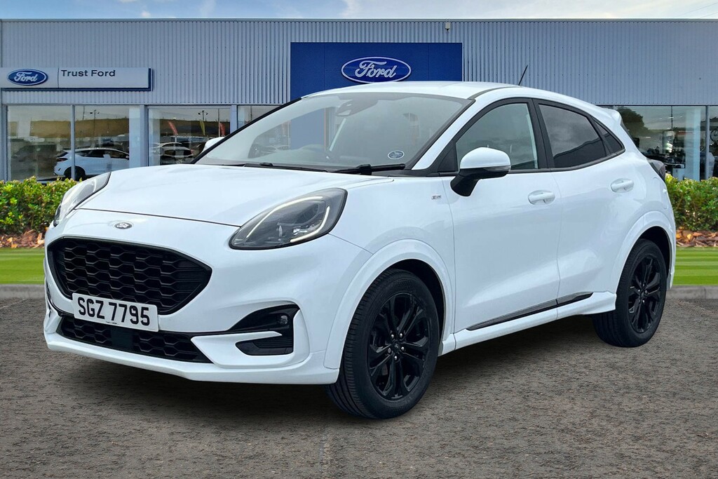 Ford Puma 1.0 Ecoboost Hybrid Mhev St-line SGZ7795 White #5