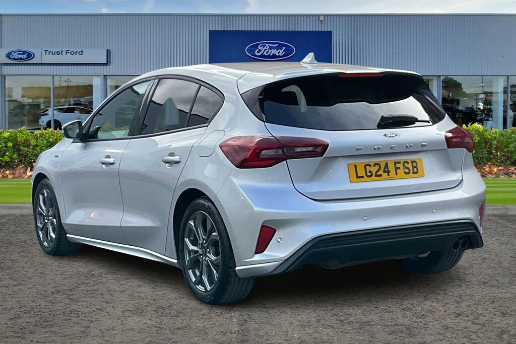 Ford Focus 1.0 Ecoboost Hybrid Mhev St-line 5Drfront Rear LG24FSB Silver #2