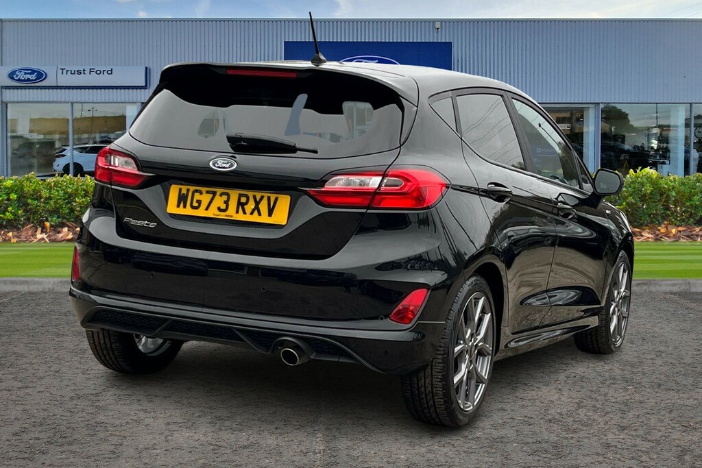 Ford Fiesta 1.0 St-line Apple Car Play Front Heated Windscre WG73RXV Black #4