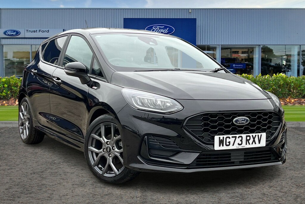 Ford Fiesta 1.0 St-line Apple Car Play Front Heated Windscre Black
